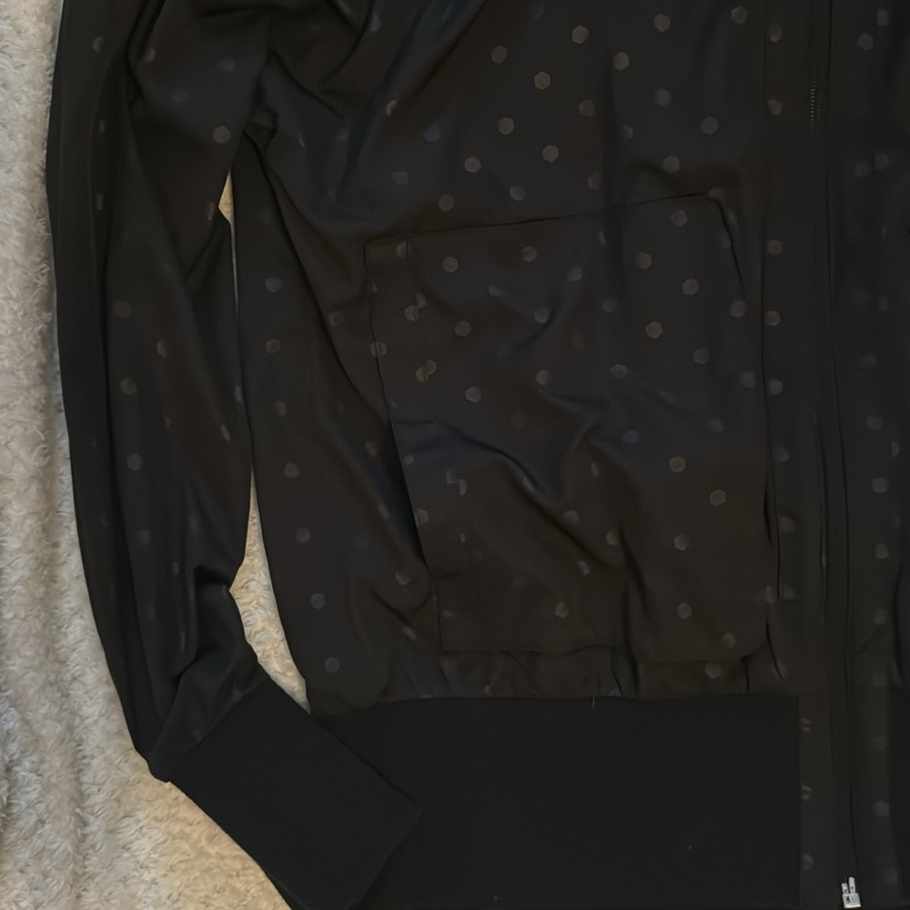Gap Fit Black Track Jacket Medium - image 3
